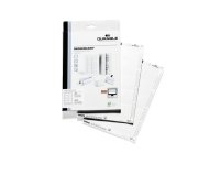 Witte labels Durable Badgemaker voor badges van 60 x 90 mm - Doos van 200