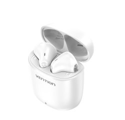 Vention Auriculares Bluetooth NBGW0 con estuche de carga/ Autonomía 7h/ Blancos