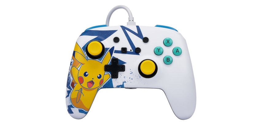 PowerA Controller cablato avanzato per Nintendo Switch - Pikachu High Voltage