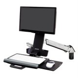 Ergotron Styleview Sit-Stand Combo Arm 61 cm (24") Pared Aluminio
