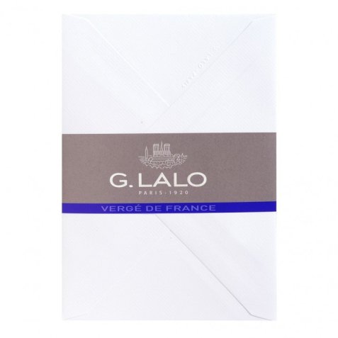 Paquet de 25 enveloppes gommées format C6 11,4X16,2cm. Coloris Extra Blanc
