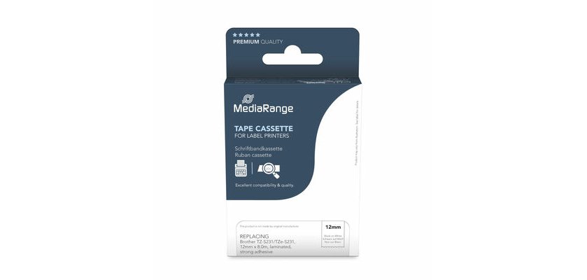 MediaRange MRBTZS231 labelprinter-tape