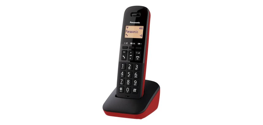 Panasonic KX-TGB610JTC - Telefono cordless - rosso