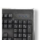 MCL ACK-294/N clavier Universel USB AZERTY Français Noir