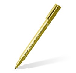 Marqueur staedtler corps metallique 8323 pointe ogive  2,7mm trace 1 a 2mm