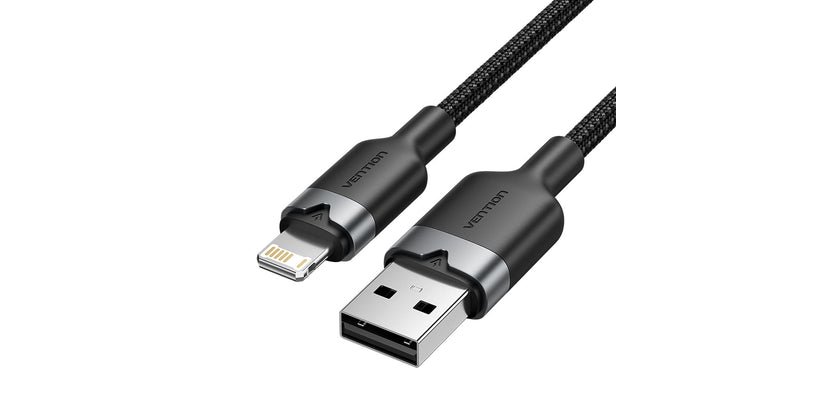 Vention LANBH cable de conector Lightning 2 m Negro