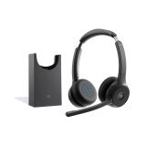 Cisco HS-WL-722-BUNAS-C cuffia e auricolare Wireless A Padiglione Ufficio Bluetooth Base di ricarica Nero