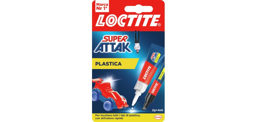Loctite Super Attak Plastic 2g+4ml