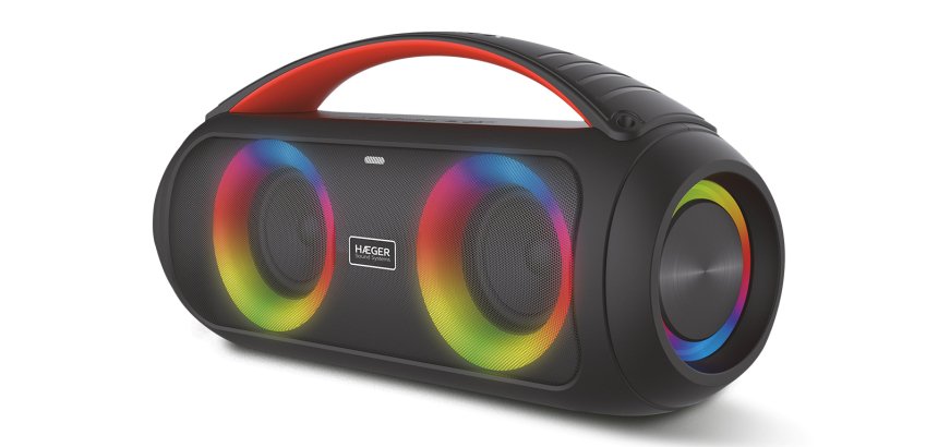 Haeger Cool Boom Altavoz portátil estéreo Negro 40 W