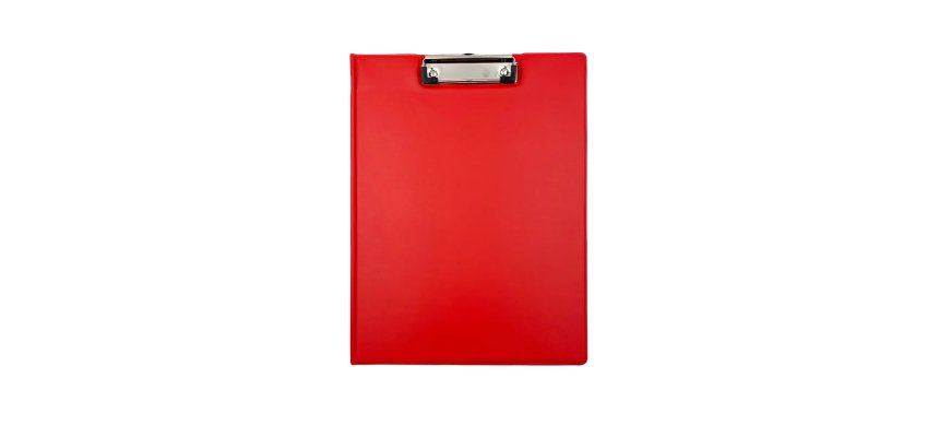 Lebez 5170-R clipboard A4 Metal, Polyvinyl chloride (PVC) Red