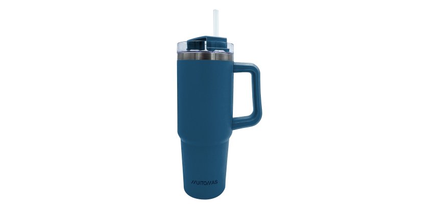 Muitomas TRAVELMUG900BL tazza da viaggio 900 ml Blu Acciaio inox