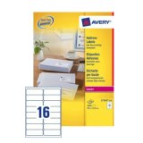 Boîte de 4000 étiquettes Laser Blanc 99,1X33,9 L7162-250