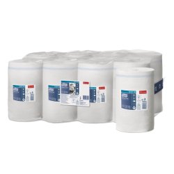 Lot de 11 Bobines papier d'essuyage Plus à dévidage central M1 120 mètres, non prédécoupé Blanc