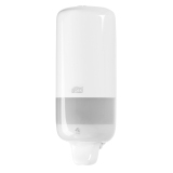 Distributeur de savon liquide S1 en abs - Dimensions : L11,2 x H29,1 x P11,4 cm Blanc