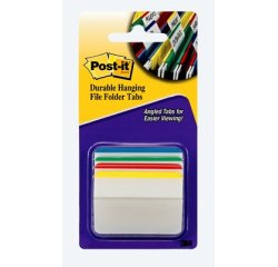 Marque-pages post-it index rigide 50,8x38mm coloris      assortis 24f