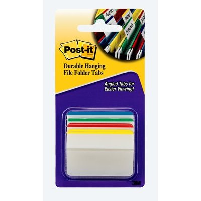 Marque-pages post-it index rigide 50,8x38mm coloris      assortis 24f