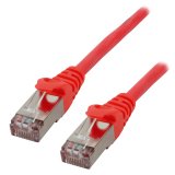 MCL 2m Cat6a S/FTP câble de réseau Rouge S/FTP (S-STP)