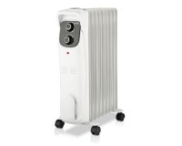 Haeger OH-009.006A calefactor eléctrico Interior Negro, Blanco 2000 W Radiador de aceite eléctrico