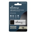 MediaRange MR1899 USB flash drive 16 GB USB Type-A 3.2 Gen 1 (3.1 Gen 1) Zwart, Zilver
