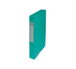 Boîte classement exacompta exabox carte lustrée 7/10e a4+ 25x33cm dos 4cm coloris vert