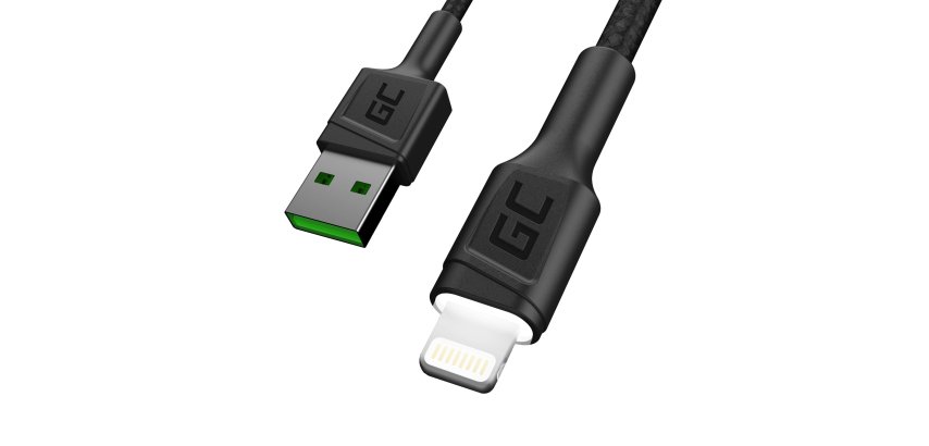 Green Cell KABGC05 cavo Lightning 1,2 m Nero