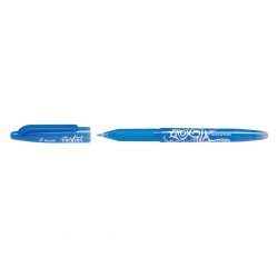 Roller pilot frixion ball encre gel pointe moyenne      coloris bleu ciel