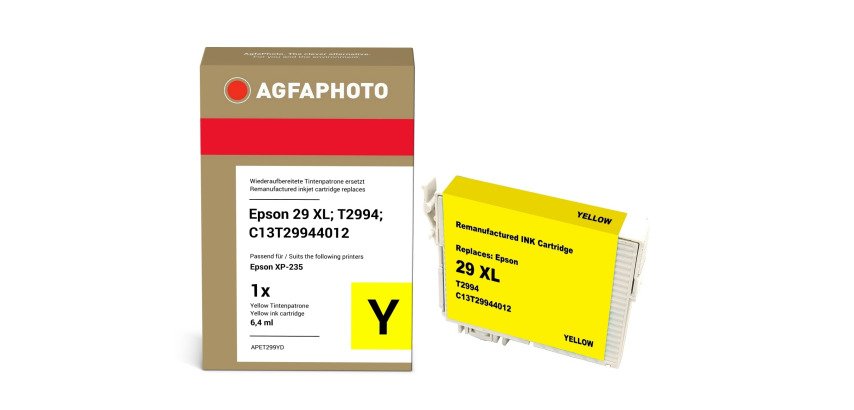 AgfaPhoto APET299YD inktcartridge 1 stuk(s) Compatibel Hoog (XL) rendement Geel