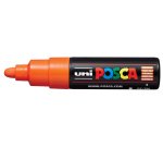 Marqueur peinture posca pc7m pointe large conique encre    inodore couvrante miscible    tous supports coloris orange