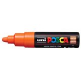 Marqueur peinture posca pc7m pointe large conique encre    inodore couvrante miscible    tous supports coloris orange