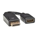 Tripp Lite P136-000 câble vidéo et adaptateur 0,15 m DisplayPort HDMI Noir