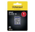 Intenso 3411460 flashgeheugen 8 GB SDHC Klasse 10