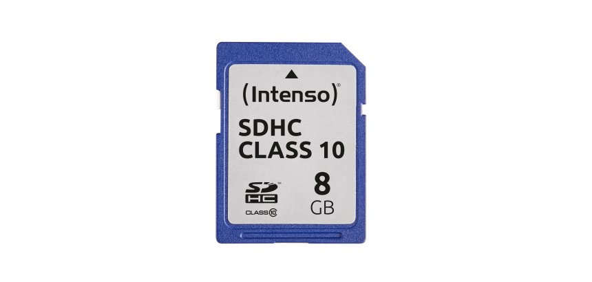 Intenso 3411460 flashgeheugen 8 GB SDHC Klasse 10