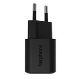 Fairphone ACCHAR-303-WW1 chargeur d'appareils mobiles Universel Noir Secteur Charge rapide Auto