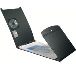 Classeur de présentation exacompta exashow 4 anneaux 30mm polypropylène a3 32x49cm chevalet 20 pochettes perforées noir