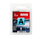 Agrafes pour cloueur 53/8 novus boite de 2000 unites
