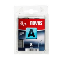 Agrafes pour cloueur 53/8 novus boite de 2000 unites