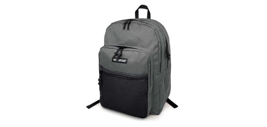 Lebez 81218 zaino Zaino scolastico Grigio Poliestere