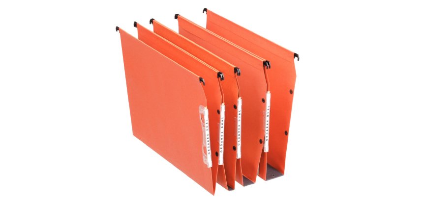 Dossiers suspendus Dual, fond: V, orange