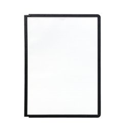 Plaque pochette SHERPA, A4, cadre: noir
