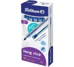 Stylo-bille pelikan hang stick corps triangulaire      pointe moyenne 1mm coloris    rouge