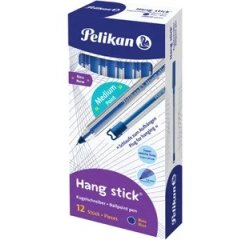 Stylo-bille pelikan hang stick corps triangulaire      pointe moyenne 1mm coloris    vert