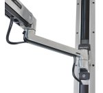 Ergotron LX Sit-Stand Wall Mount LCD Arm 106,7 cm (42") Mur Acier inoxydable