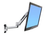 Ergotron LX Sit-Stand Wall Mount LCD Arm 106,7 cm (42") Mur Acier inoxydable