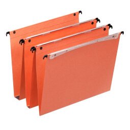 Dossiers suspendus Dual, fond: 30 mm, orange