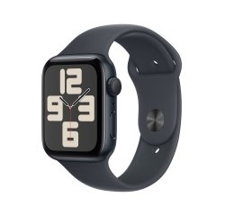 Apple Watch SE OLED 44 mm Digital 368 x 448 Pixeles Pantalla táctil Negro Wifi GPS (satélite)