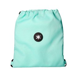 Sac dos antartik en toile fermeture cordon poche        interieur 350x400 mm coloris  vert menthe