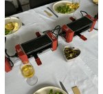 LITTLE BALANCE Raclette Multifonction Raclette 2 personnes piment connectable