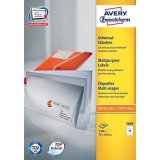Boîte de 1500 étiquettes Blanches multi-usages 70 x 50,8 mm 3669-100