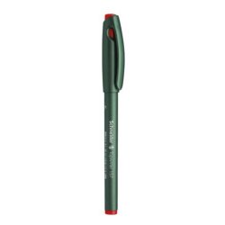 Stylo fibre schneider topwriter 157 pointe large    trait 0,8mm cap-off longue durée couleur rouge