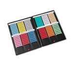 Mini planning à fiche T indice 2  – 2 volets noir – Nobo